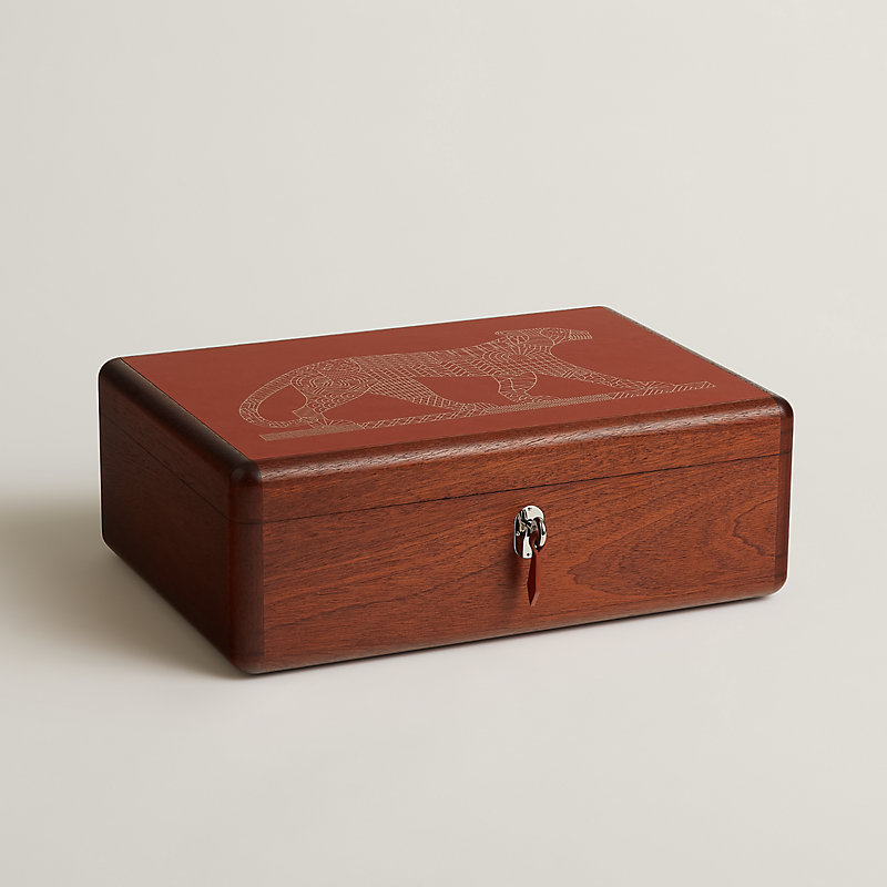 Casaque Panthera Deco watch box | Hermès Belgium